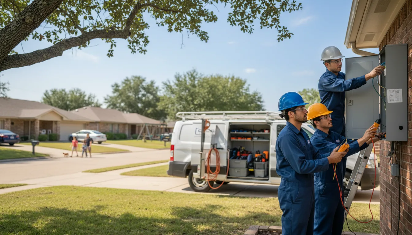 Certified electrician providing emergency electrical services in Sparland, IL